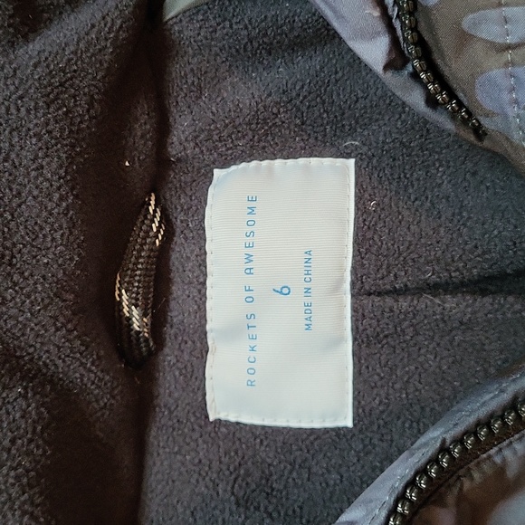 Boys Rockets of Awesome winter jacket size 6 - Picture 3 of 8